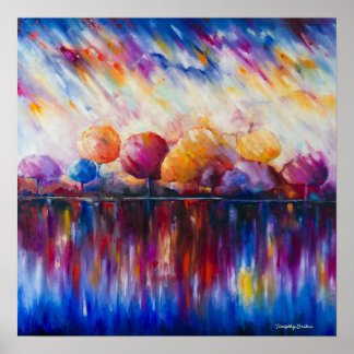 Evening at the Lake Canvas Print