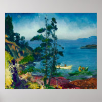 Evening Blue by George Bellows (1916)