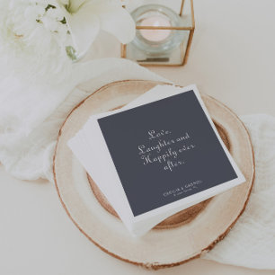 Evening Boho Love Laughter and Happily Ever After  Napkin