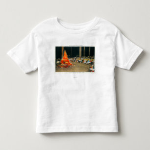 Evening Bonfire at Giant Forest Lodge Toddler T-shirt