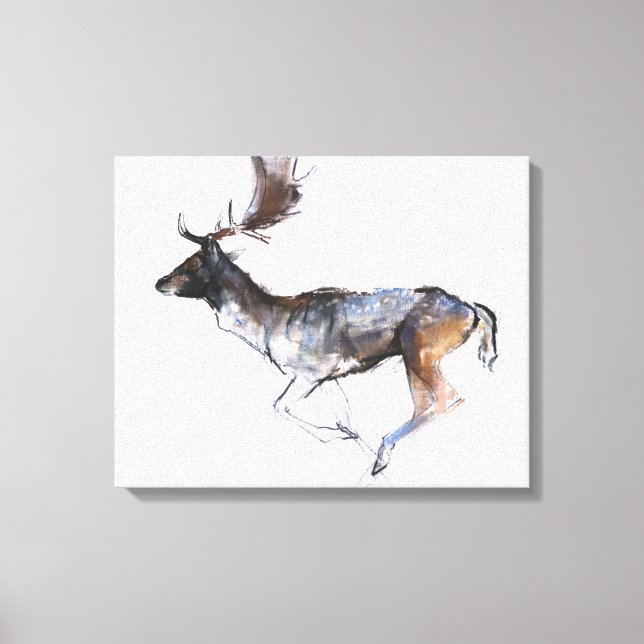Evening Buck Canvas Print (Front)