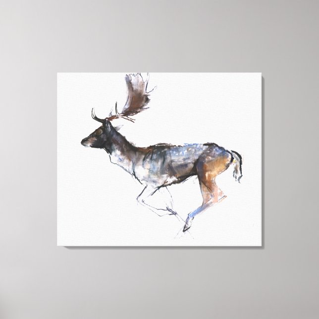 Evening Buck Canvas Print (Front)