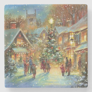 Evening Carol Stone Coaster