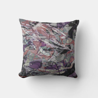 evening clouds abstract design outdoor pillow