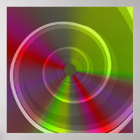 Evening Dawn Psychedelic Hypnotic Swirl