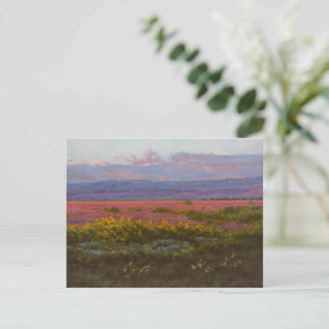 Evening Fiesta Christmas Holiday Postcards (Standing Front)