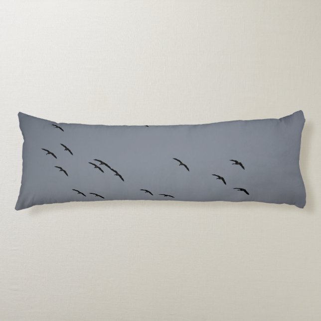 Evening Flight Body Pillow (Front)