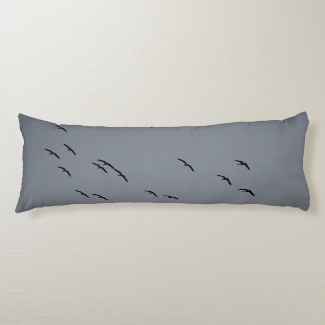 Evening Flight Body Pillow (Front)