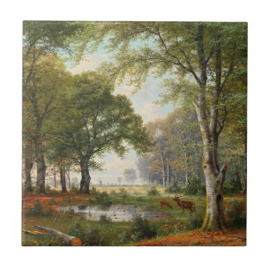 Evening Forest Landscape Tile
