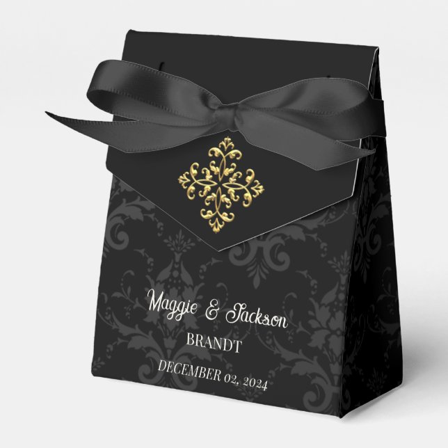 Evening Glam Favor Box (Front Side)