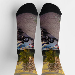 Evening Glow Street Socks – Customizable