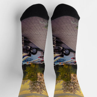 Evening Glow Street Socks – Customizable