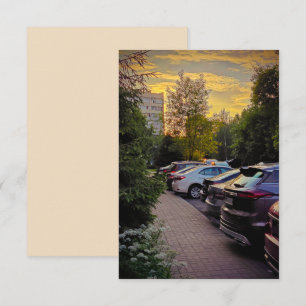 Evening Glow Urban Invitation – Customizable