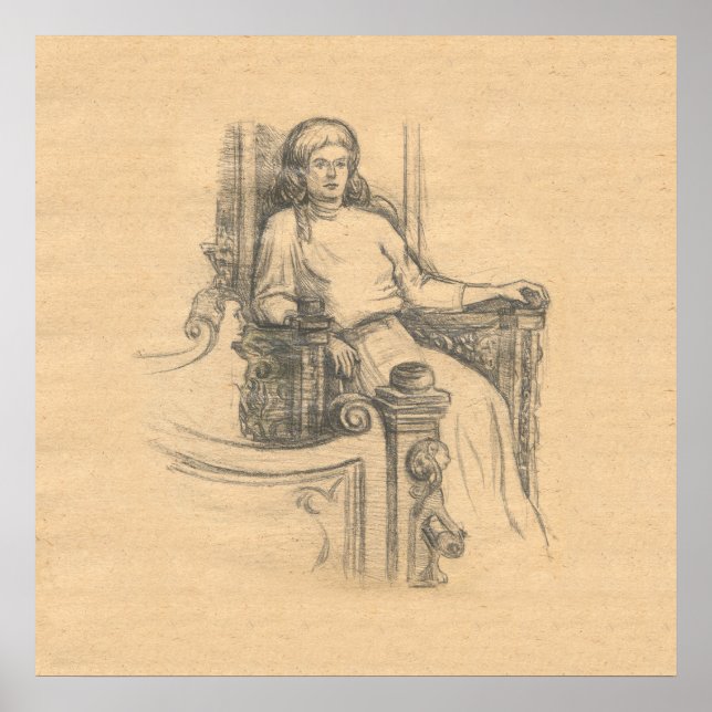 Evening in the old house poster (Front)