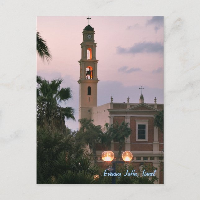 Evening Jaffa, Israel Postcard (Front)