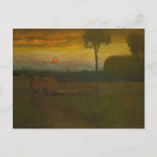 Evening Landscape by George Inness (1889) Postcard (Front)