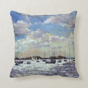Evening Light Gulf of Morbihan 2002 Throw Pillow