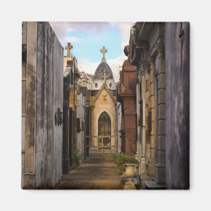 Evening Light In Recoleta Cemetery Magnet