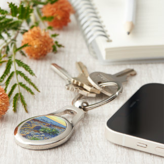 Evening light on the coast of Vormsi Keychain