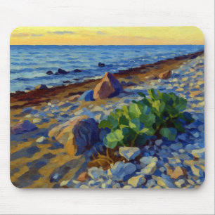 Evening light on the coast of Vormsi Mouse Pad
