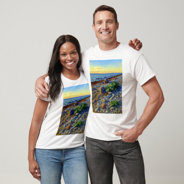 Evening light on the coast of Vormsi T-Shirt (Unisex)