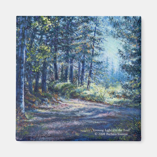 "Evening Light On the Trail" Magnet (Front)