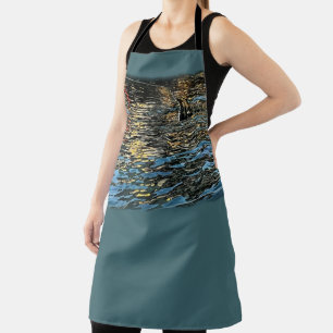 Evening lights on the sea apron