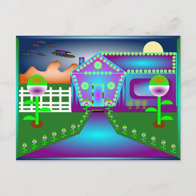 Evening Majik Postcard (Front)