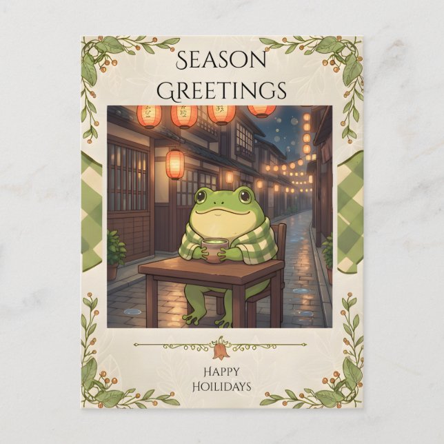 Evening Matcha Moments Postcard (Front)
