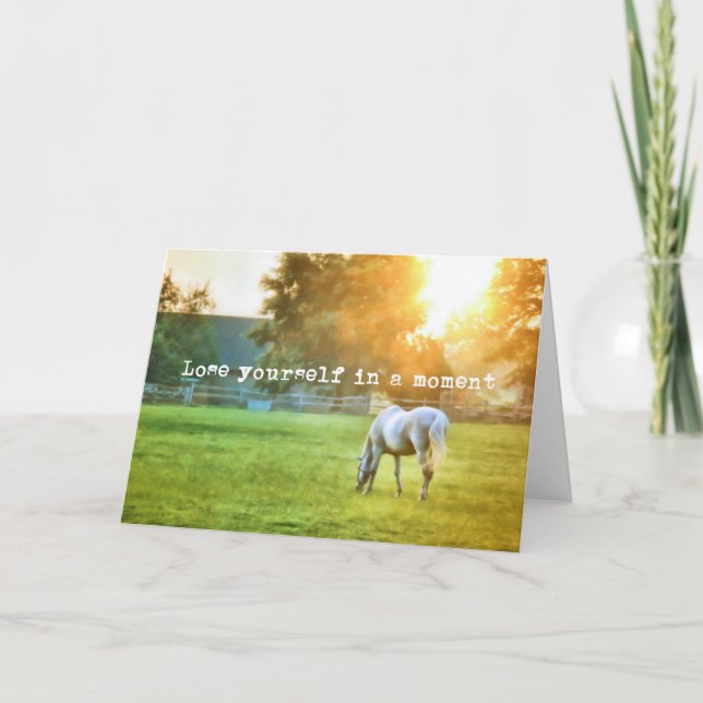 EVENING MIST Greeting Card (Front)