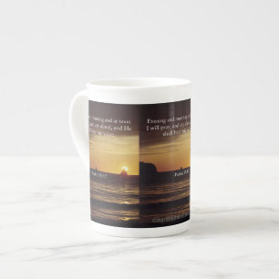 Evening Morning and at Noon! Bone China Mug