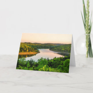 Evening on Bull Shoals Lake Card