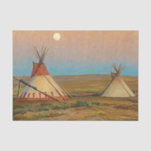 Evening on the Blackfeet Reservation by Dixon Tissue Paper