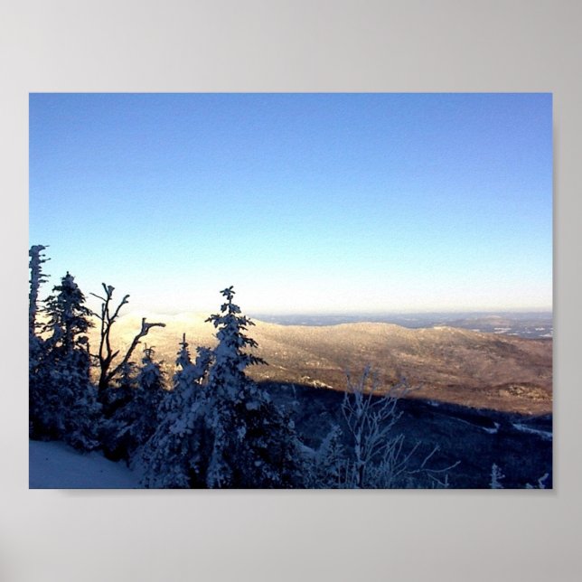 Evening on the Mountian Poster (Front)