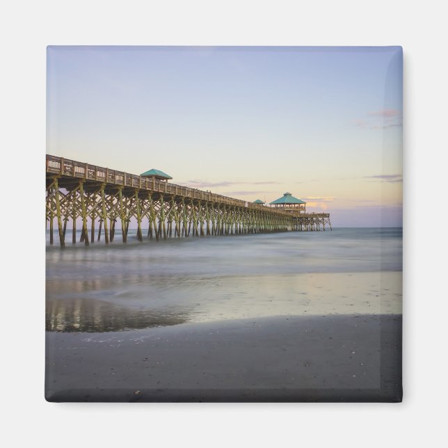 Evening Peace On Folly Beach Magnet (Front)