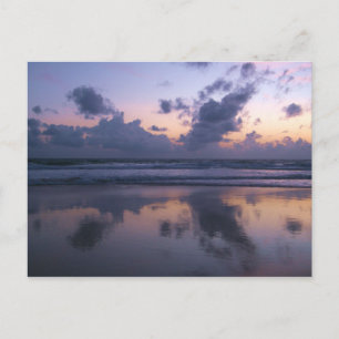 Evening Reflections At Karon Beach Postcard