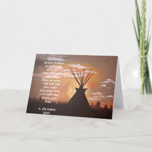 Evening Respite Thank You Card