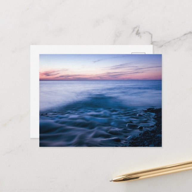 Evening sea postcard (Front/Back In Situ)