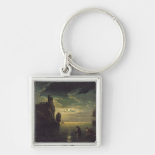Evening Seascape Keychain