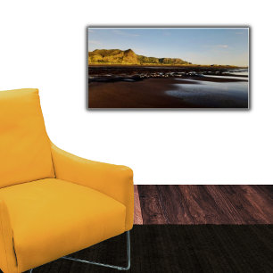 Evening Serenity at Karekare Beach, Shore Photo Poster