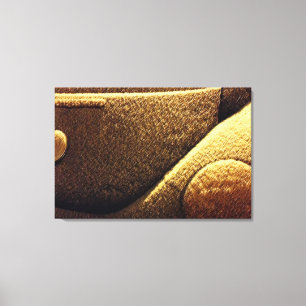 evening snow canvas print