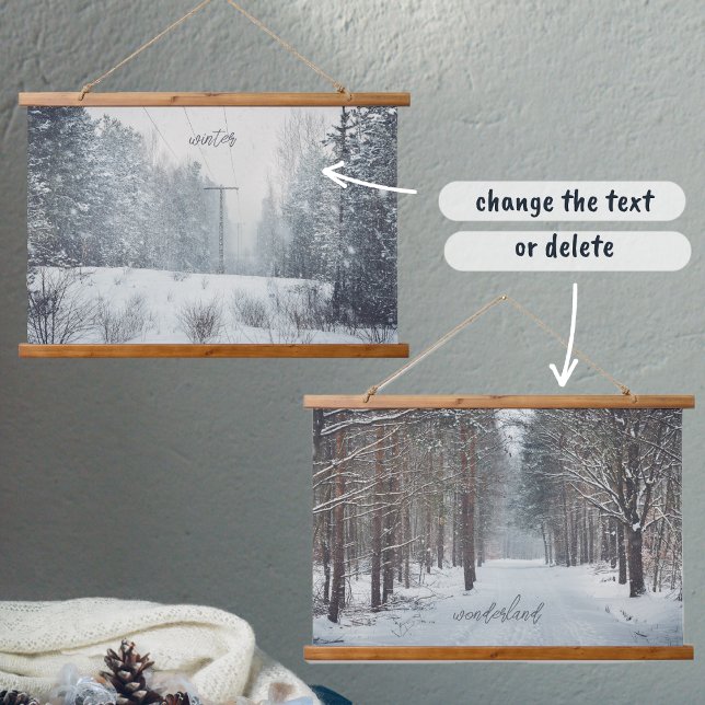 Evening snowfall hanging tapestry (Creator Uploaded)