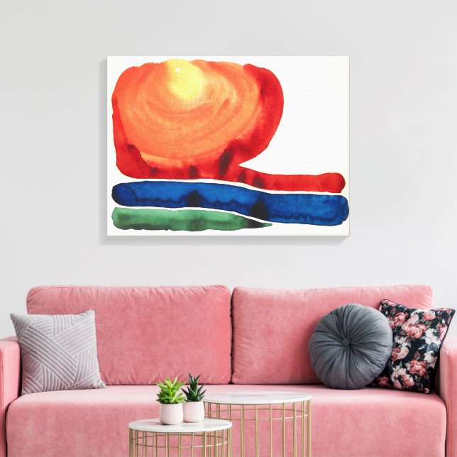 Evening Star 2 | Georgia O'Keeffe | Canvas Print (Insitu(LivingRoom))