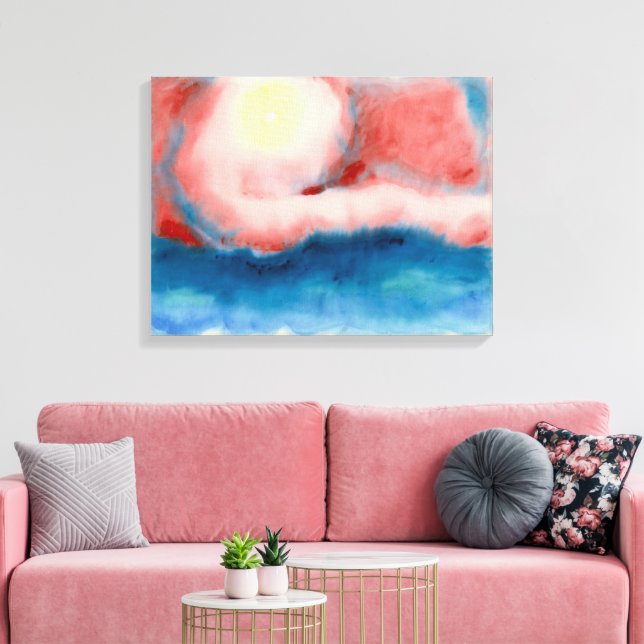 Evening Star | Georgia O'Keeffe | Canvas Print (Insitu(LivingRoom))