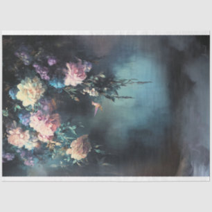 Evening Stroll, Humming Bird and Ethereal Floral Tissue Paper