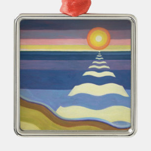 Evening Sun 2003 Metal Ornament