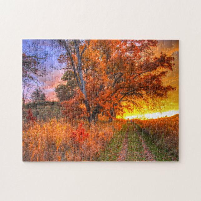 Evening Sunset Wisconsin. Jigsaw Puzzle (Horizontal)