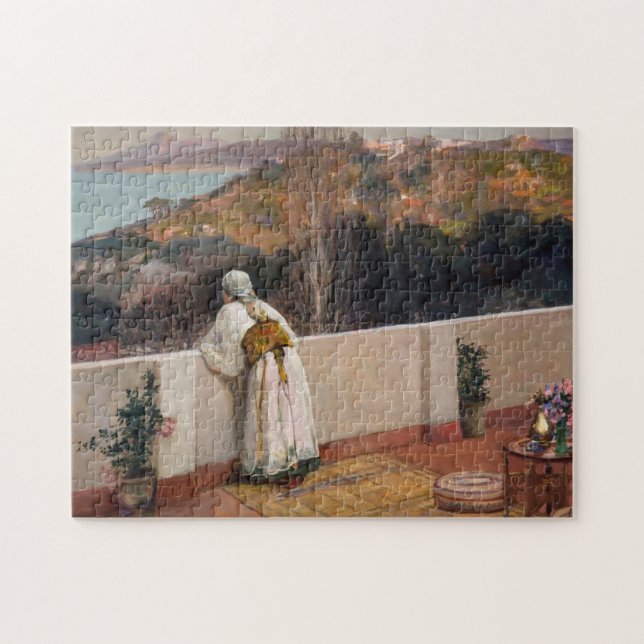 Evening, Tangiers | Sir John Lavery Jigsaw Puzzle (Horizontal)