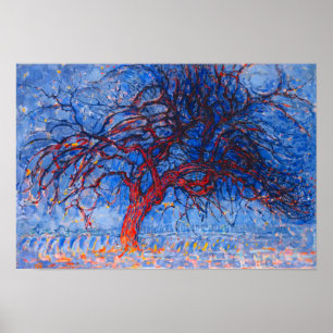 Evening, The Red Tree Poster