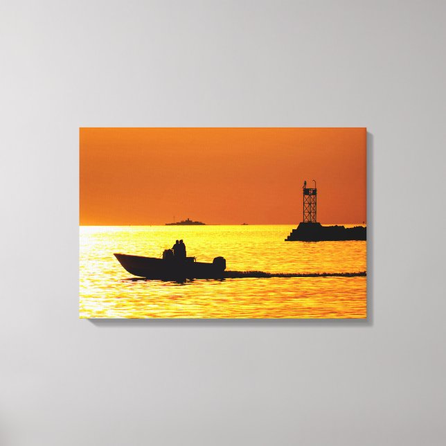 Evening Trip Canvas Print (Front)
